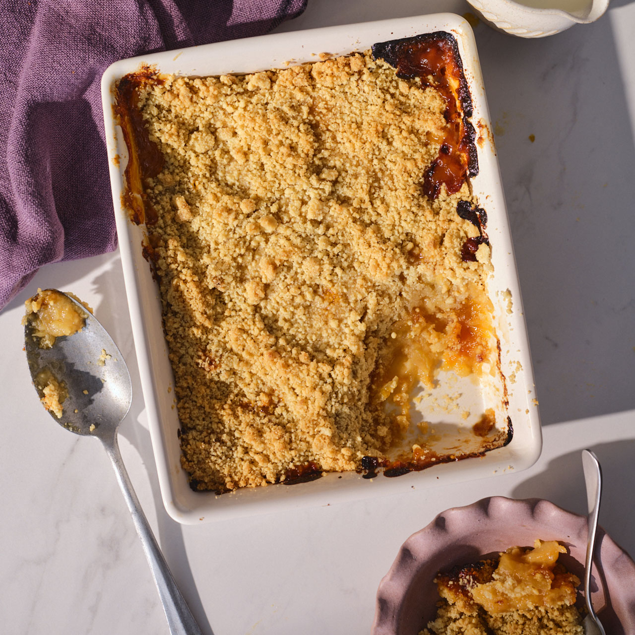 Miso Maple Apple Crumble