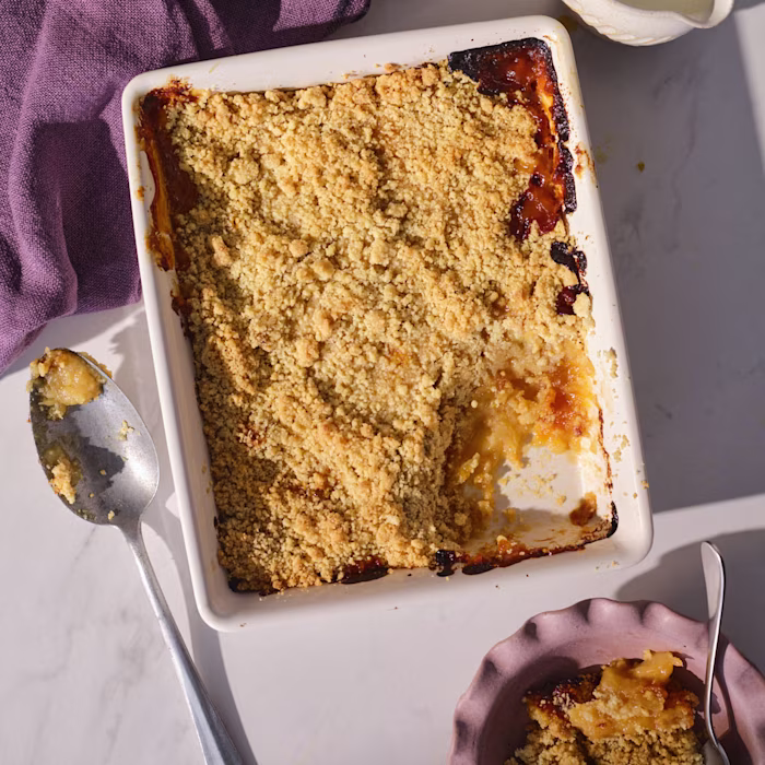 Miso Maple Apple Crumble