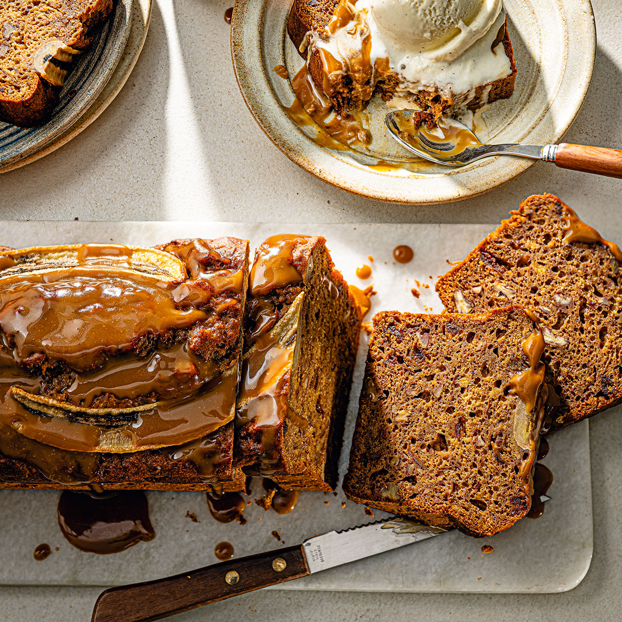 Sticky Toffee Banana Bread