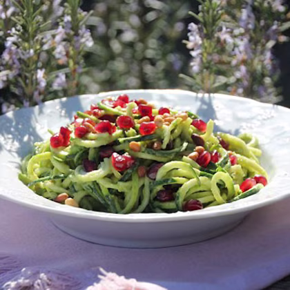 Courgetti with an Avocado Cream Sauce