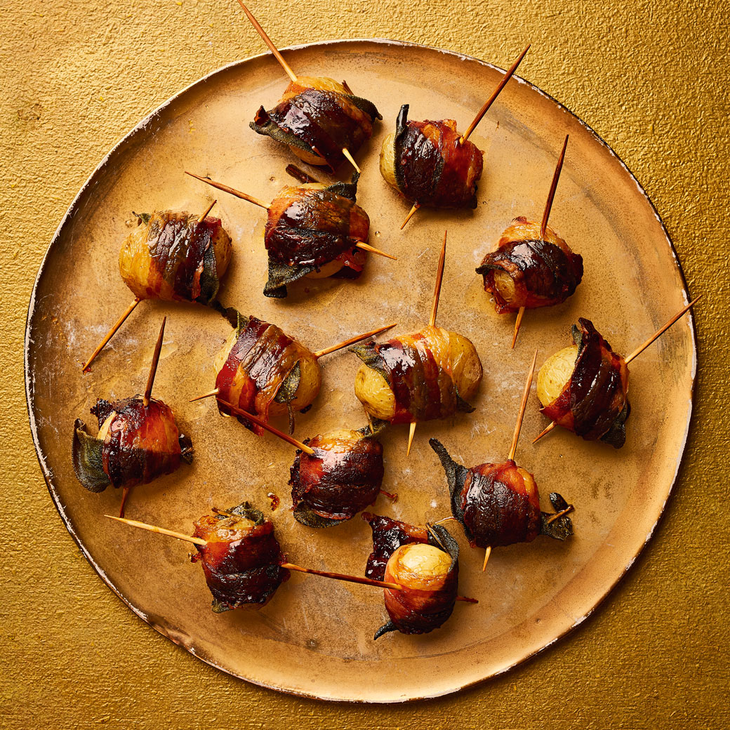 Mini Pancetta and Sage Potatoes