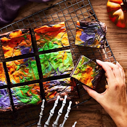 Frighteningly Tasty Halloween Brownies