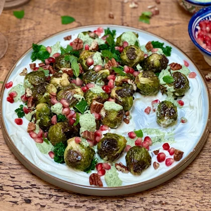 Charred Sprout Salad