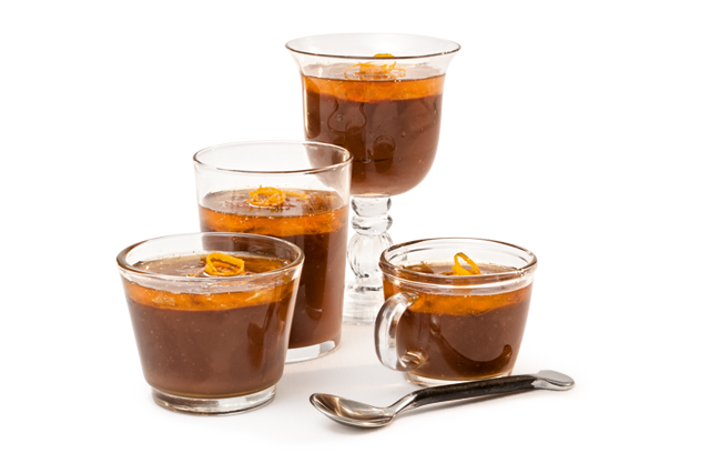 Dairy Free Chocolate Orange Pots