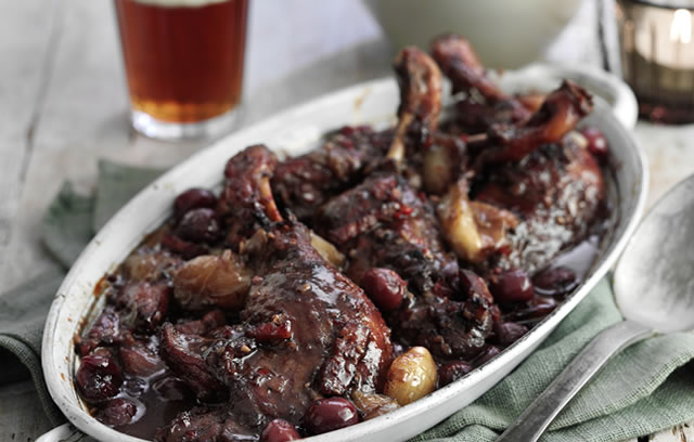 Duck and Sour Cherry Casserole