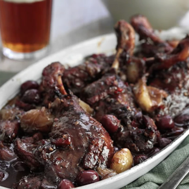 Duck and Sour Cherry Casserole