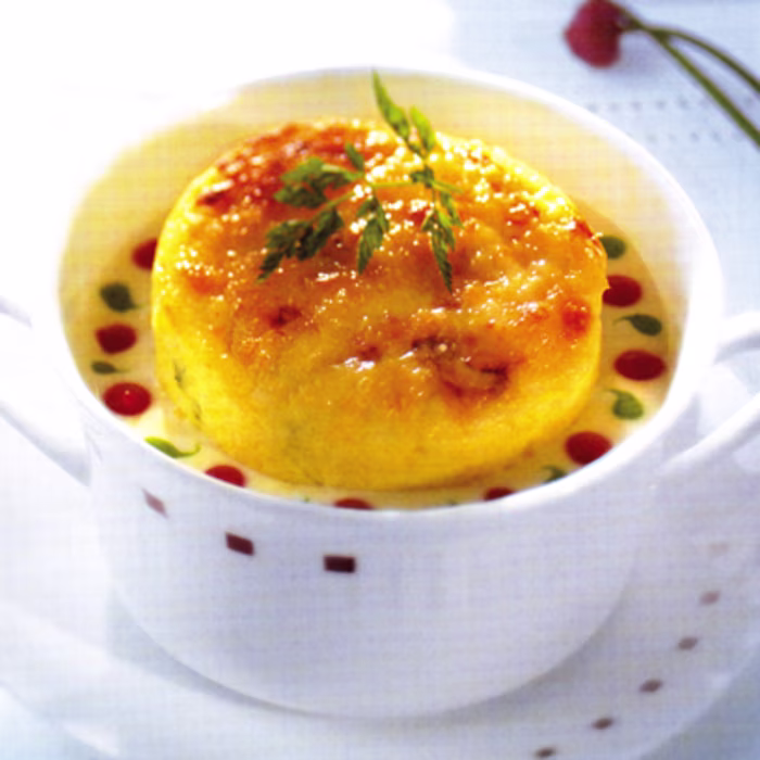 Baked Goat's Cheese Souffle