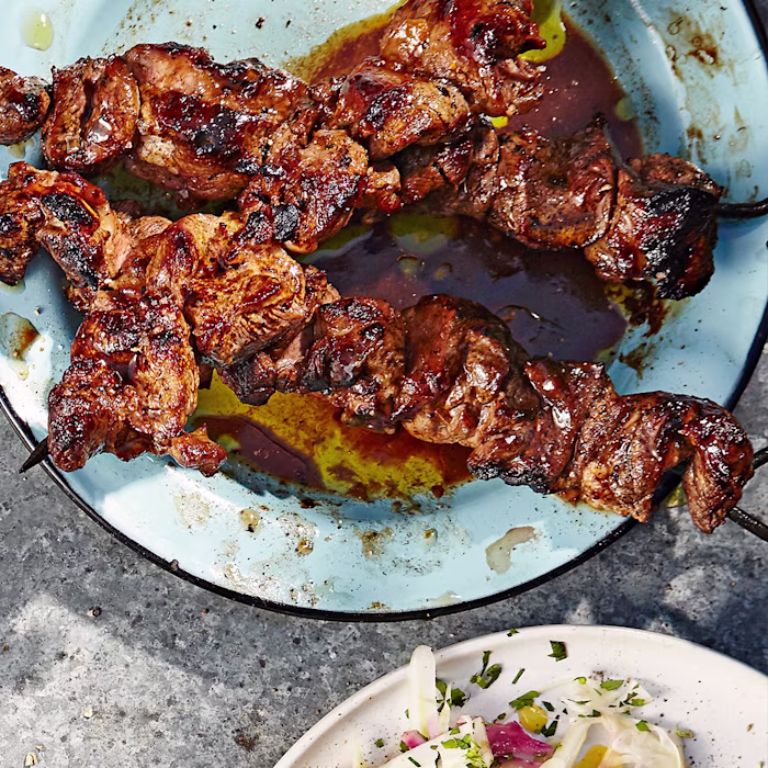 Apricot Lamb Kebabs