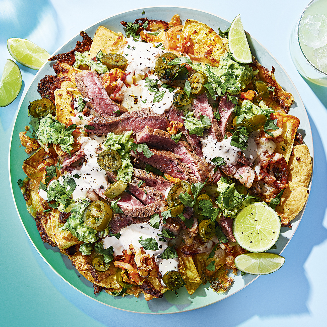 Kimchi Steak Nachos