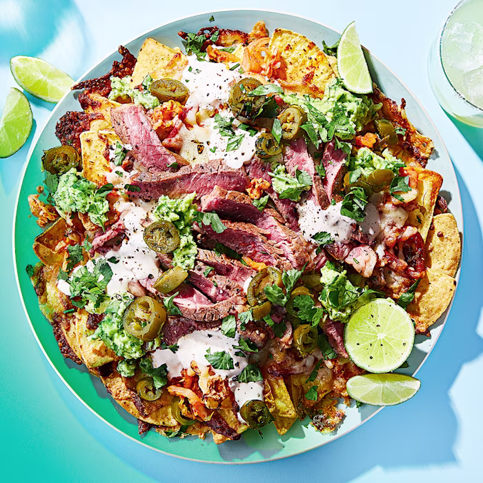 Kimchi Steak Nachos