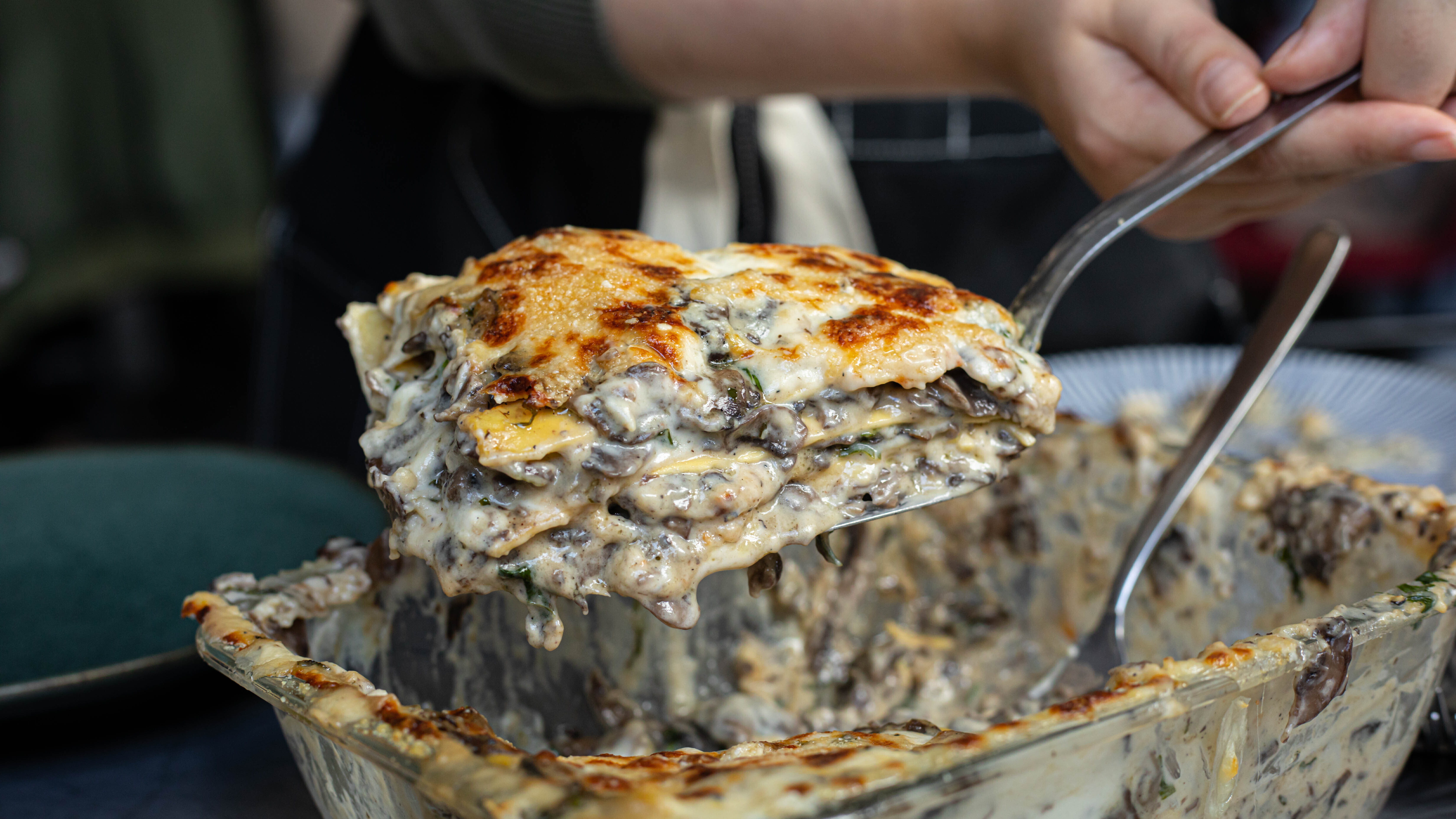 Mushroom garlic alfredo
