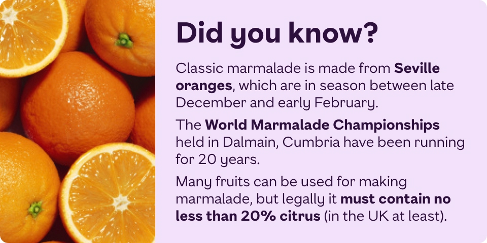 Marmalade facts