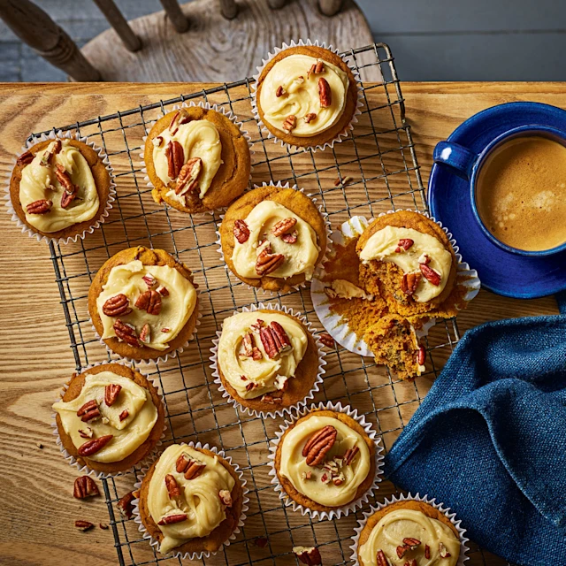 Pumpkin, Maple and Pecan Muffins