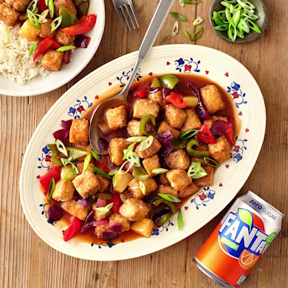 Sweet & Sour Fanta Zero Orange Tofu