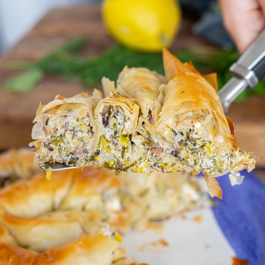 Feta and Olive Börek