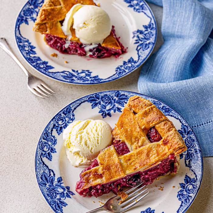 Cherry and Marzipan Pie