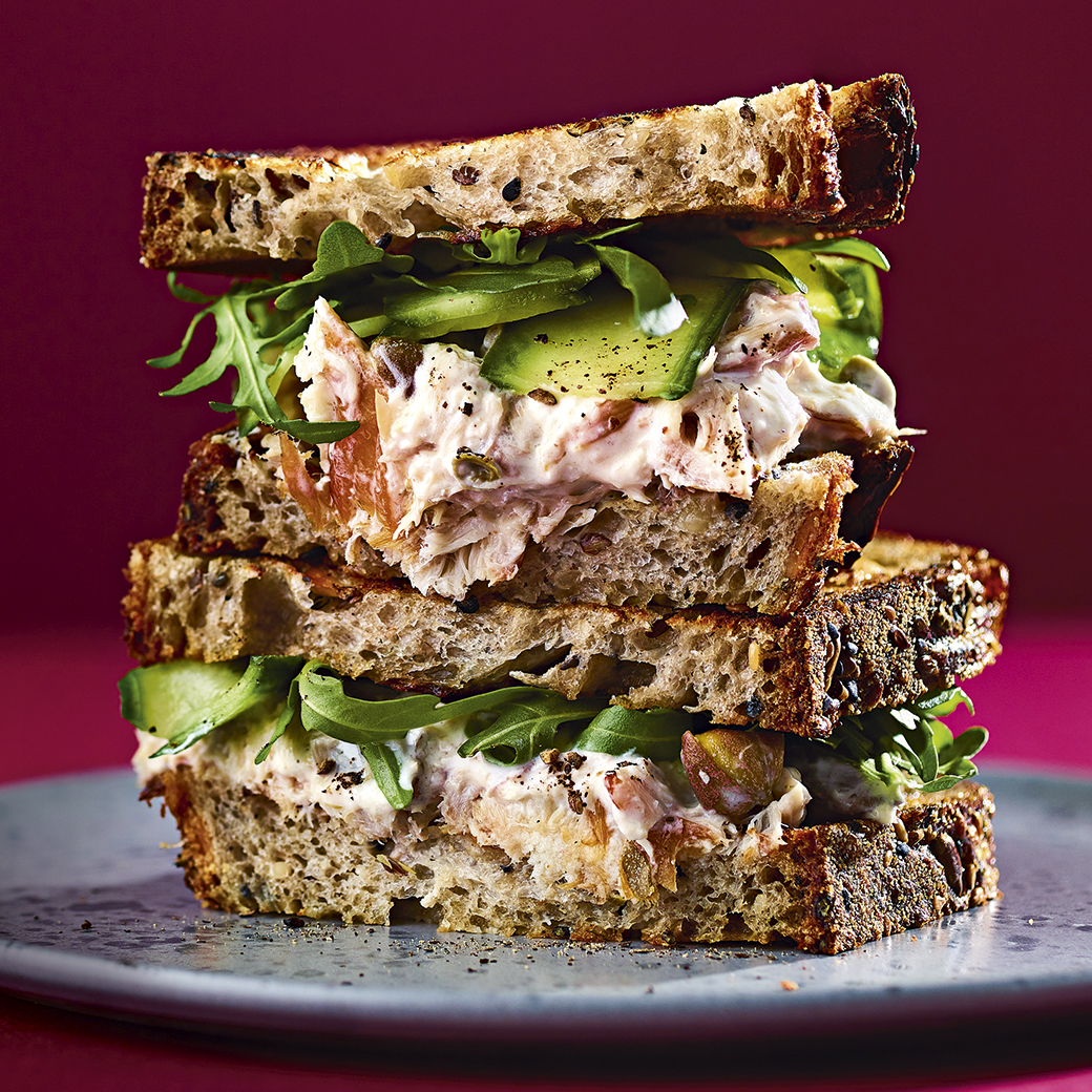 Smoked Mackerel and Horseradish Sandwich