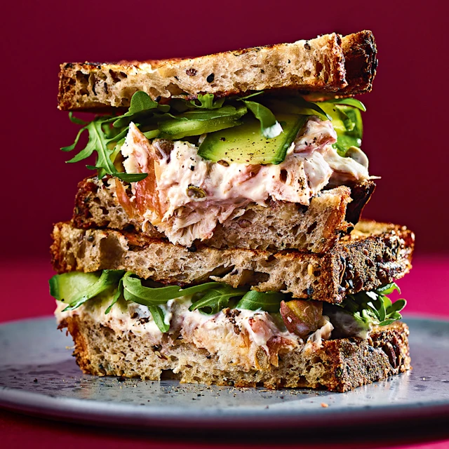 Smoked Mackerel and Horseradish Sandwich