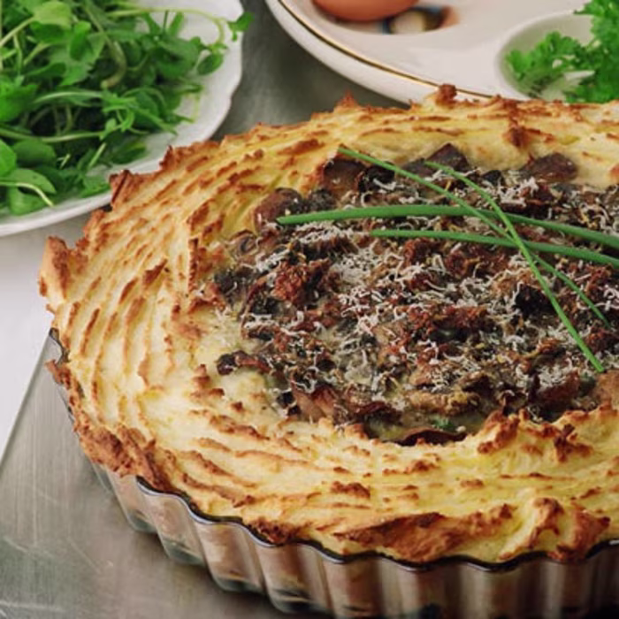 Potato and Mushroom Pie