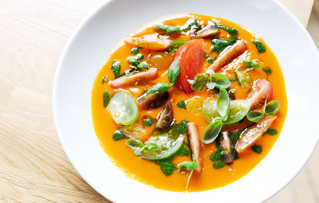 Tom Aikens' Cherry Tomato Gazpacho