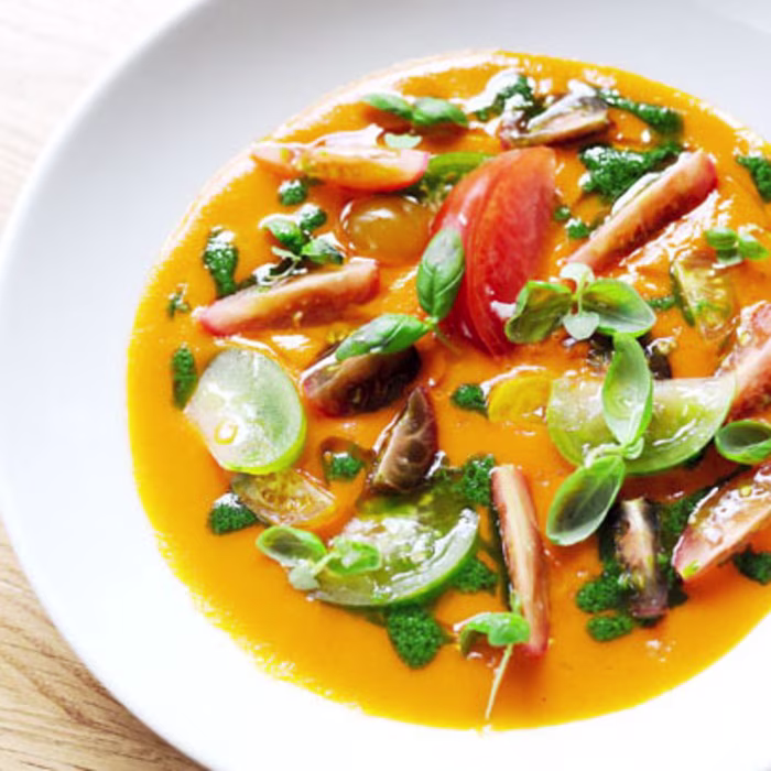 Tom Aikens' Cherry Tomato Gazpacho