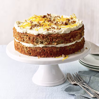 Courgette, Orange & Walnut Layer Cake