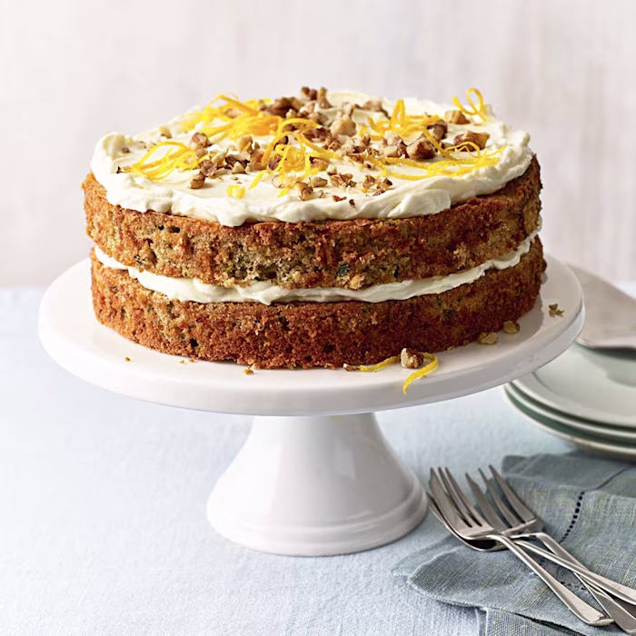 Courgette, Orange & Walnut Layer Cake
