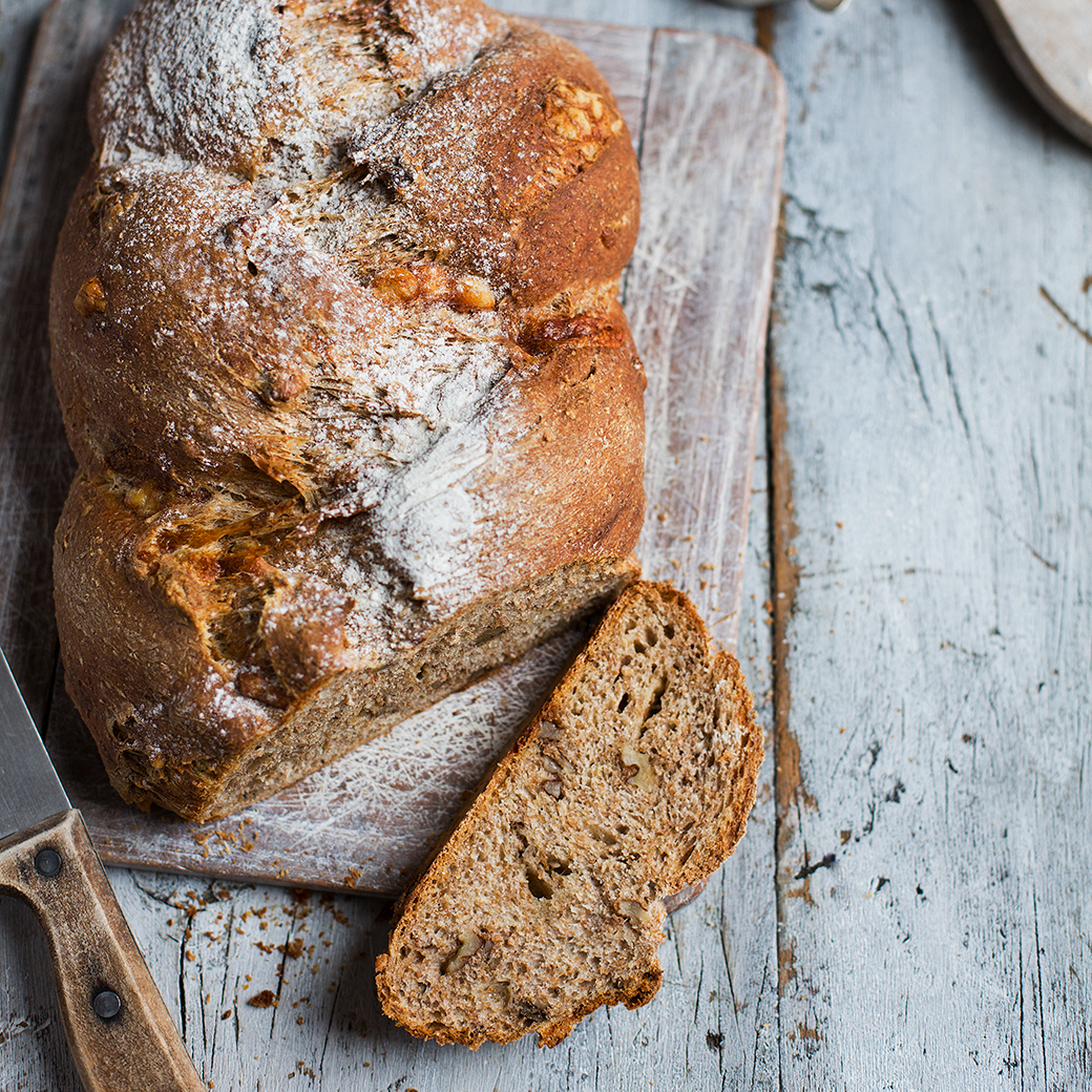Stilton and Walnut Wholemeal Loaf