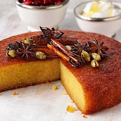 Aromatic Citrus Polenta Cake