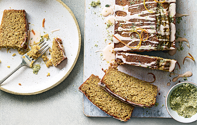 Spelt, Almond, Blood Orange and Thyme Loaf Cake