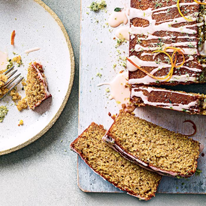 Spelt, Almond, Blood Orange and Thyme Loaf Cake