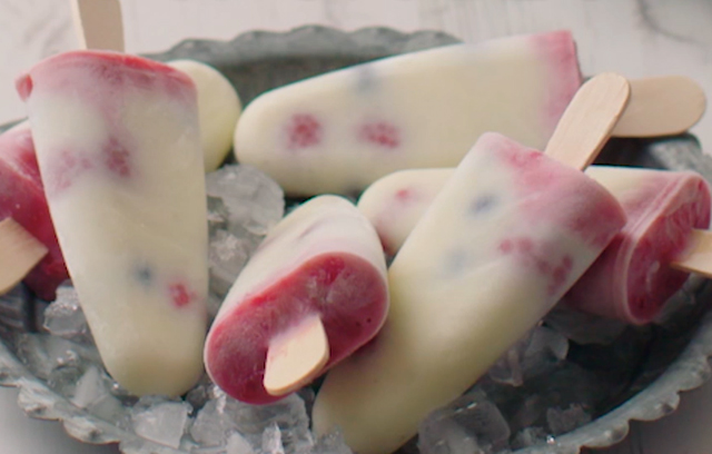 Activia Berry Ice Lollies