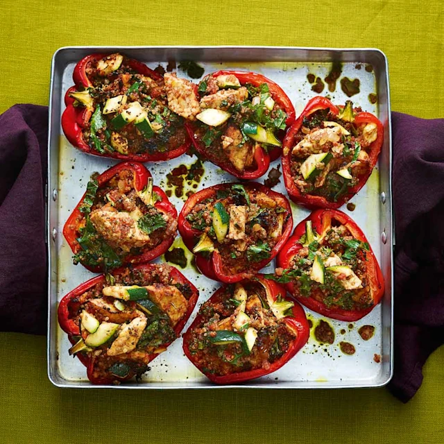 Tempeh Stuffed Peppers