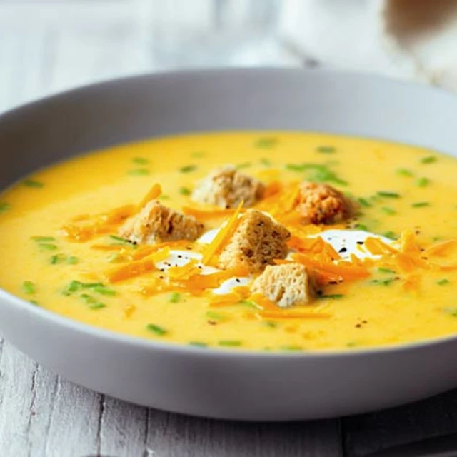 Creamy Cheese and Onion Soup