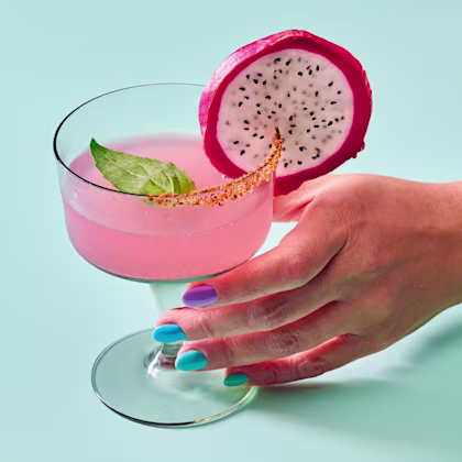 Strawberry and Dragon Fruit Margarita