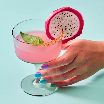 Strawberry and Dragon Fruit Margarita