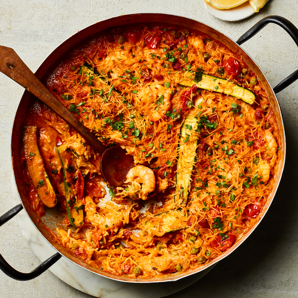 Prawn and Chorizo Fideuà