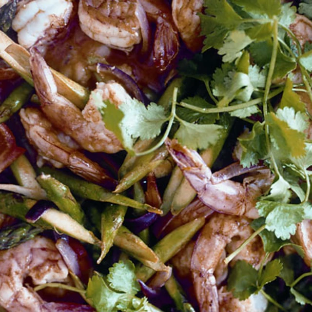 Spicy Prawn Stir-Fry