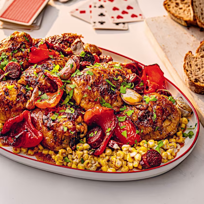 Chicken and Chorizo Traybake