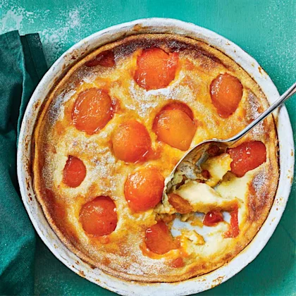 Apricot clafoutis