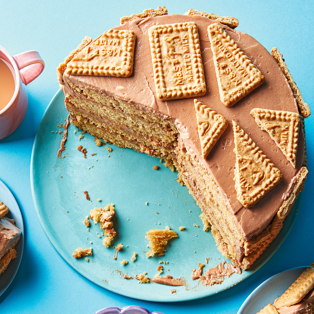 Malted Milk Biscuit Celebration Cake