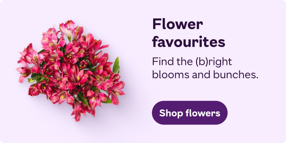 Find the (b)right blooms  and bunches.