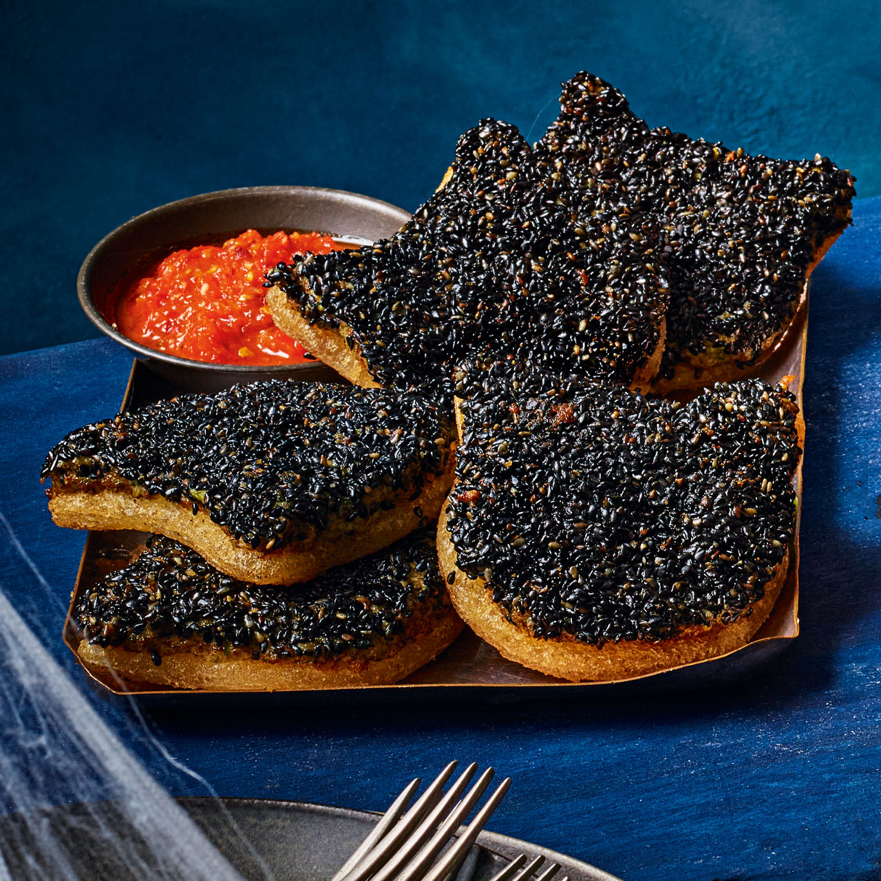 Black Cat Sesame Toasts