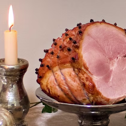 Sweet Mustard Glazed Ham
