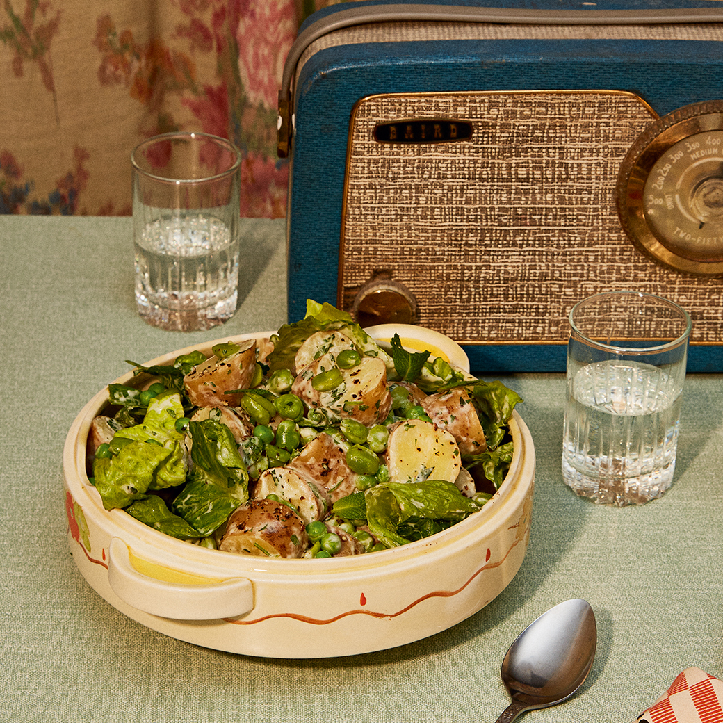 Potato, Pea and Broad Bean Salad