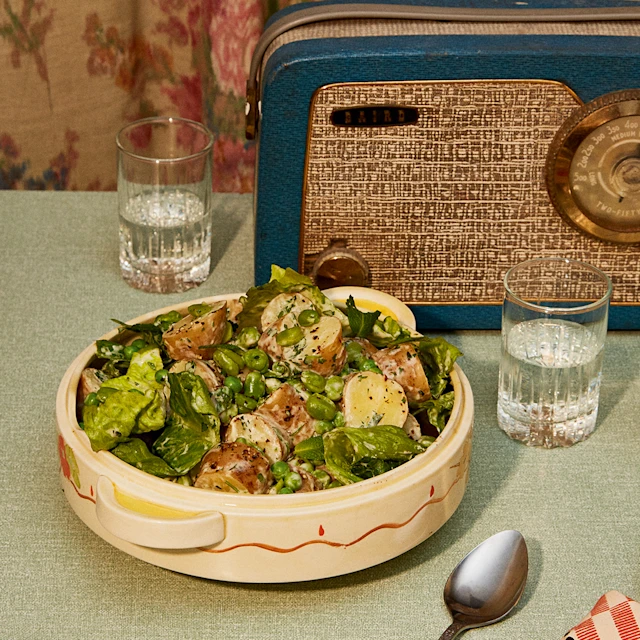 Potato, Pea and Broad Bean Salad