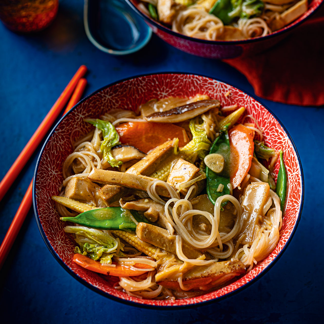 Tofu and Mushroom Stir-fry
