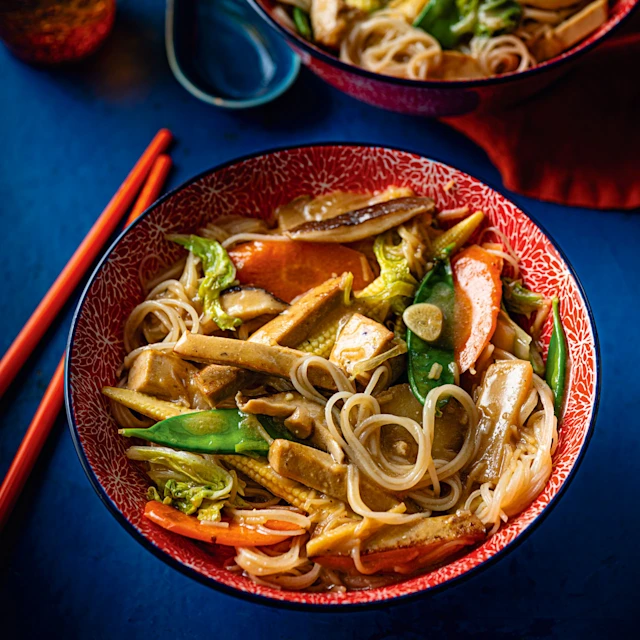Tofu and Mushroom Stir-fry