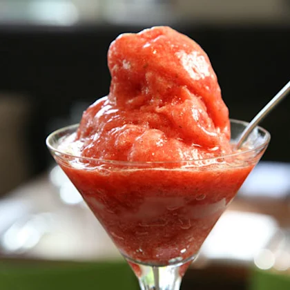 Strawberry Granita