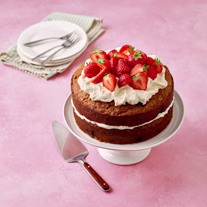 Berry Decadent Carrot Cake